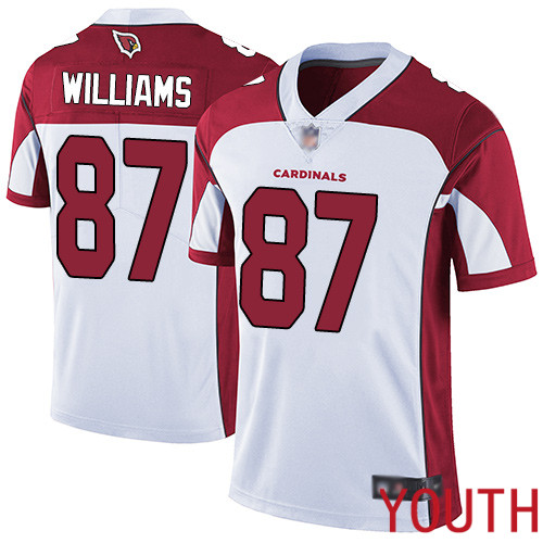Arizona Cardinals Limited White Youth Maxx Williams Road Jersey NFL Football #87 Vapor Untouchable->women nfl jersey->Women Jersey